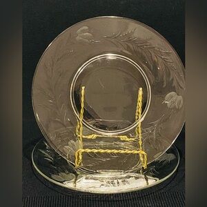 Vintage Seneca Set of 2 Luncheon Plates 8”